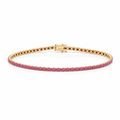 Rubellite Tennis Bracelet by Amanelle