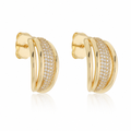 Pavé Arc Huggies by Amanelle