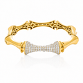 Hourglass Bangle · Gold by Amanelle